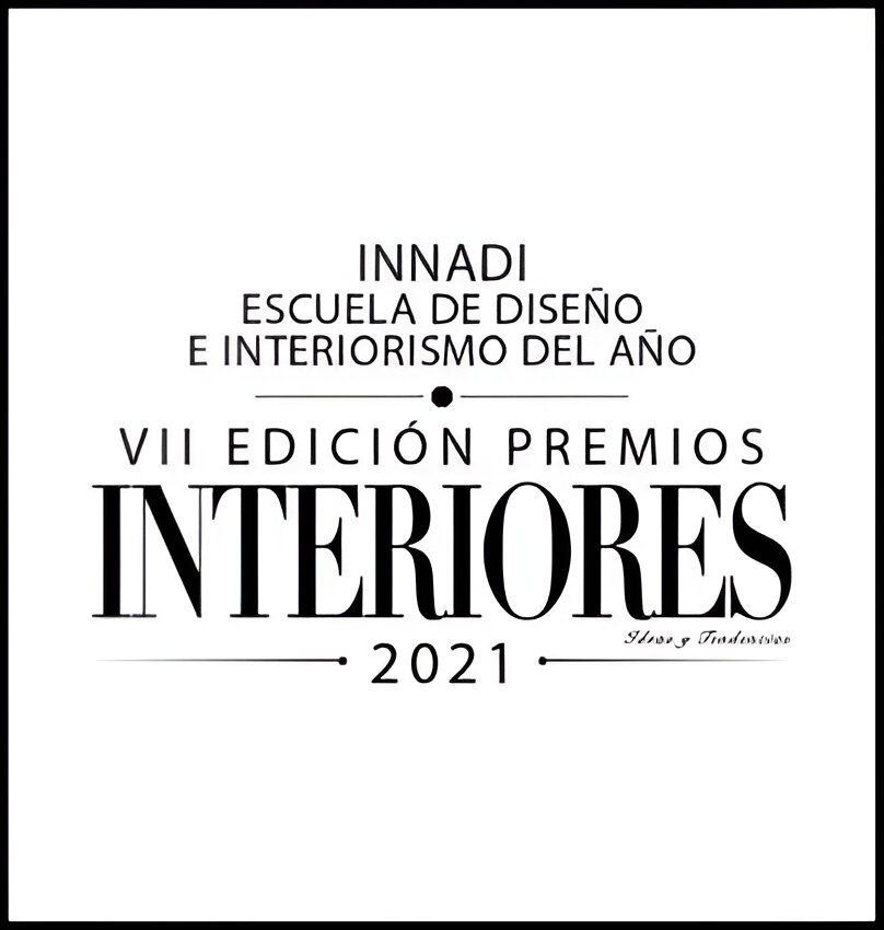 Premio de la revista Interiores a INNADI como mejor escuela de diseño del año 2021